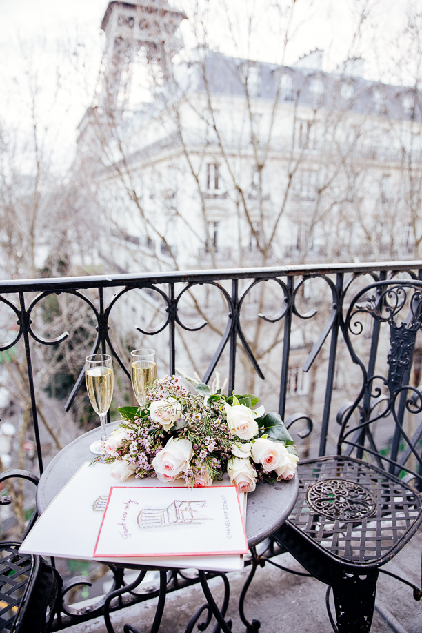 apartment with a view of the Eiffel Tower