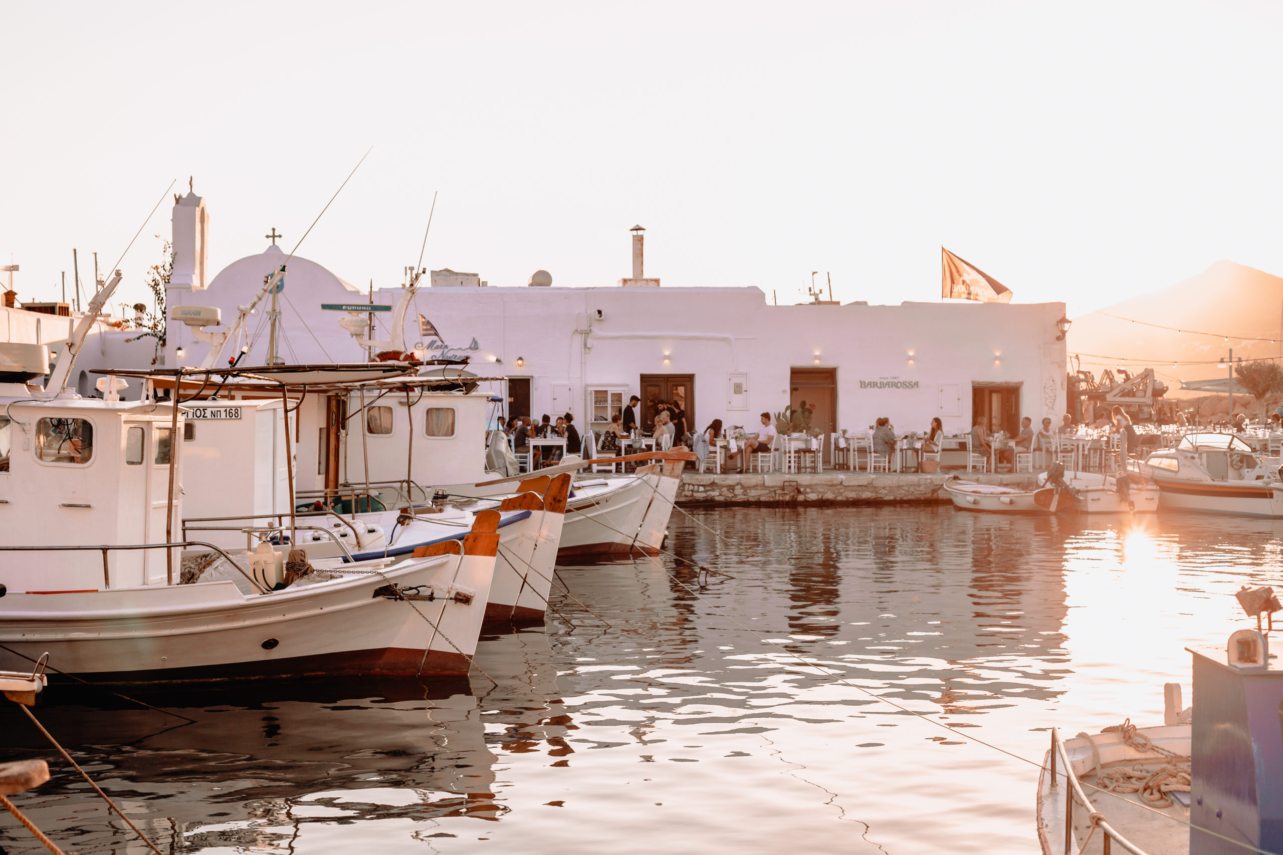 Paros sunset photos