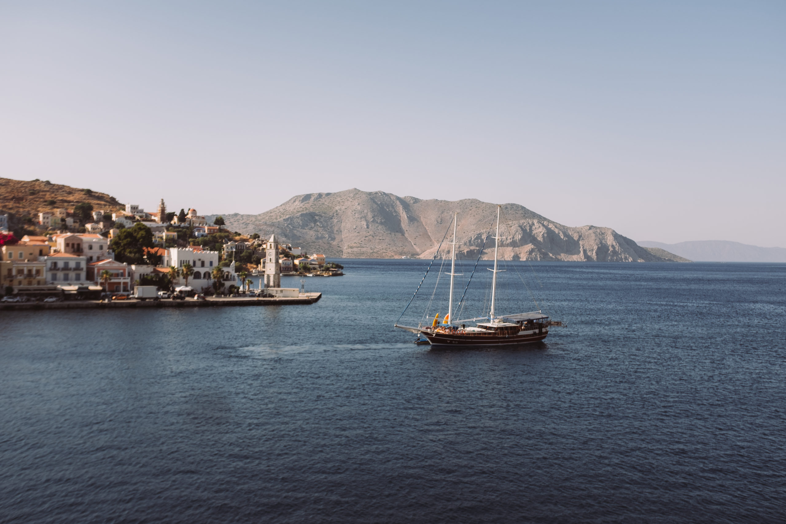 Greek island hopping