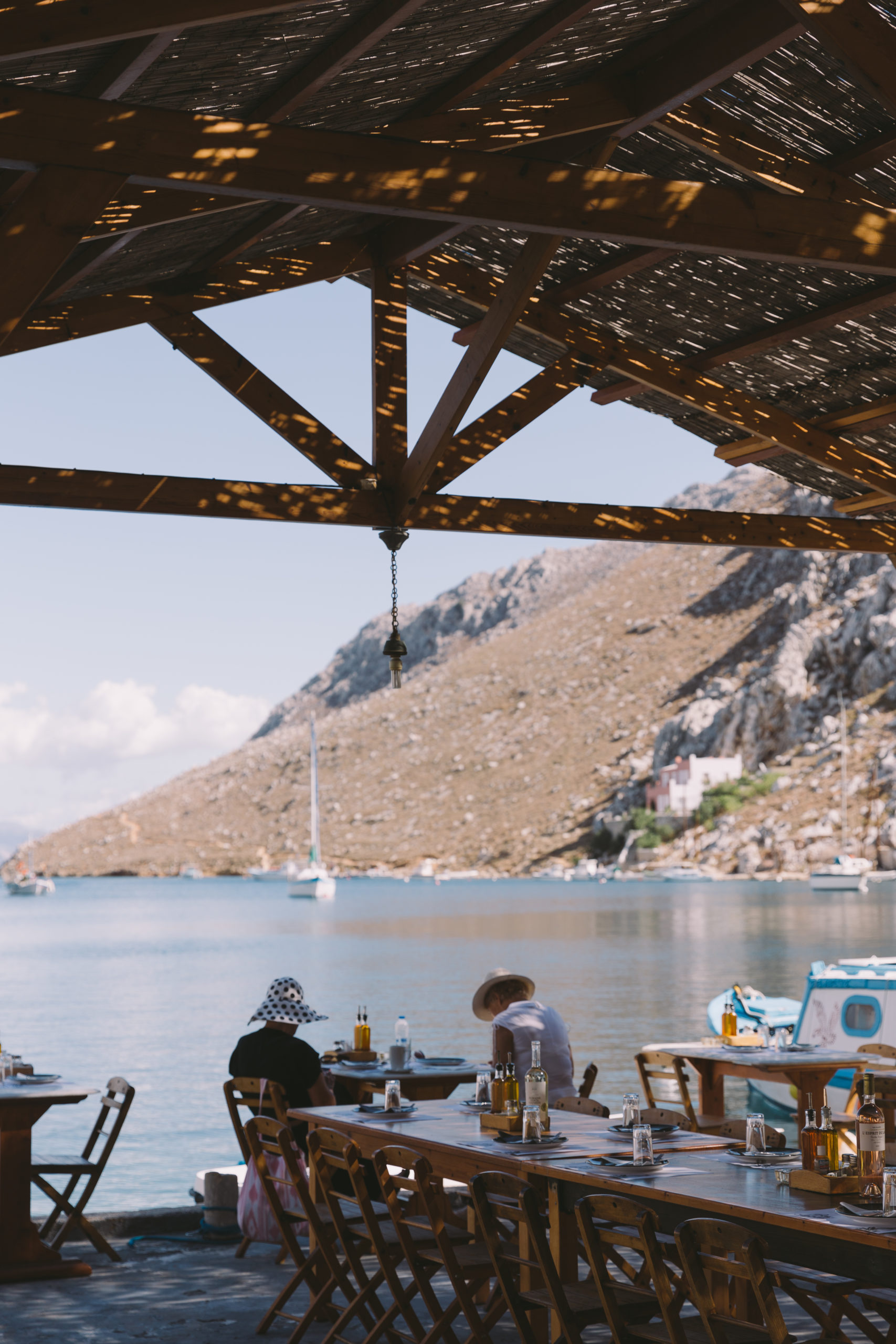 panoramic view Symi Island Greece 