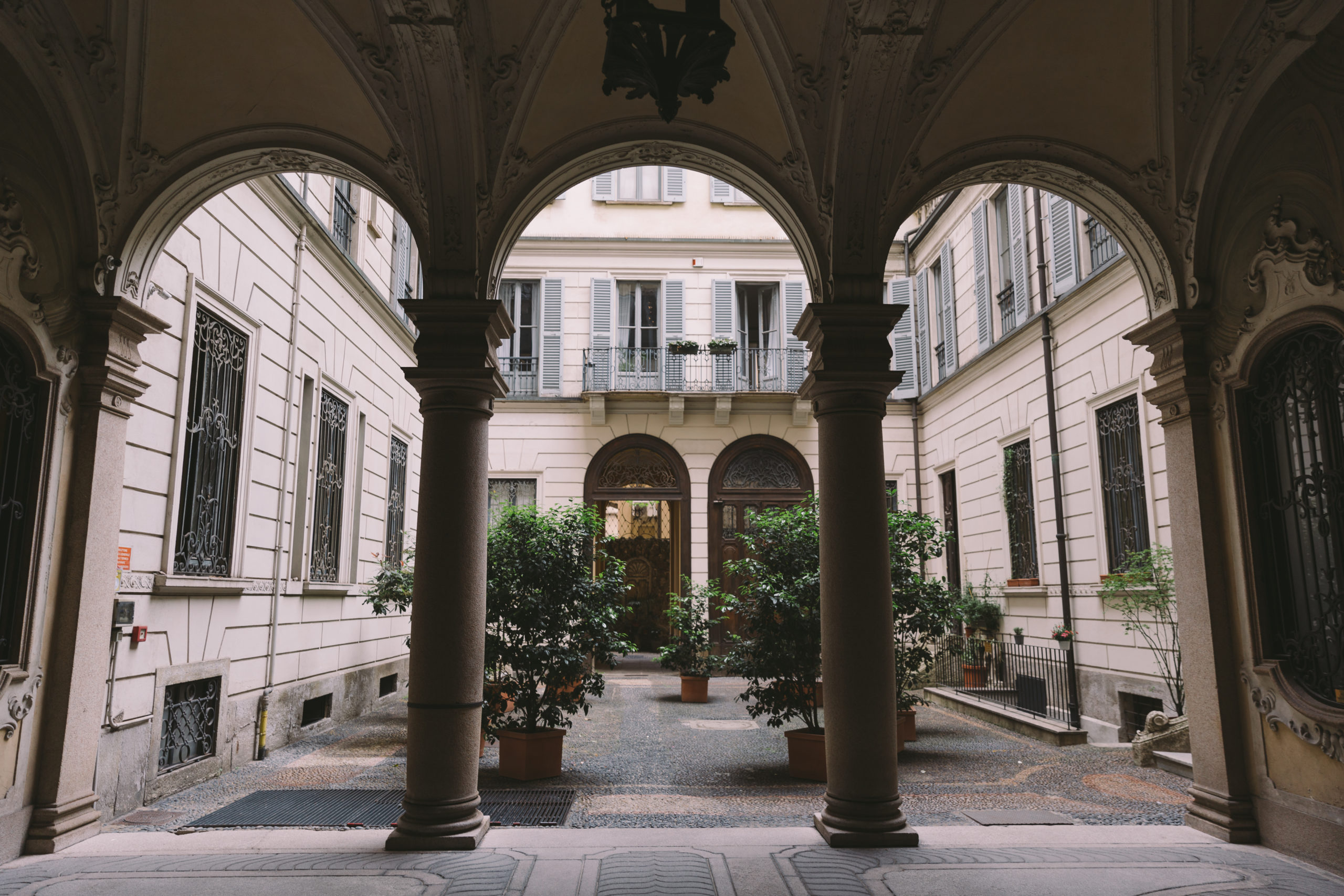 Milan courtyards