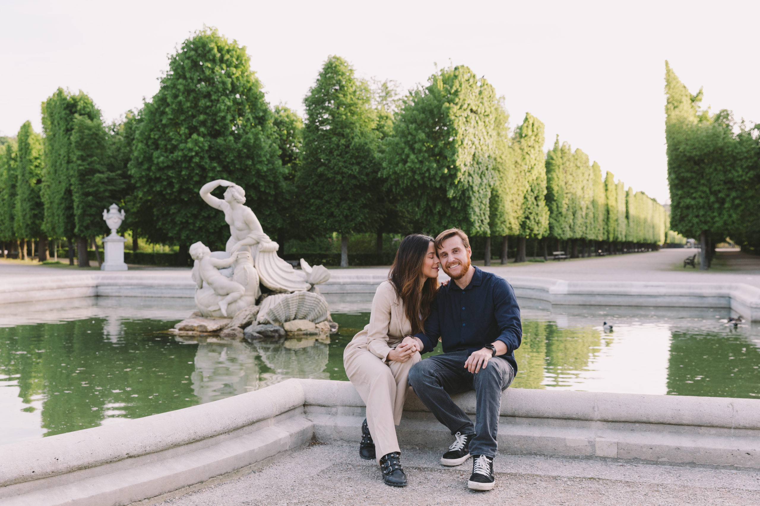 Surprise marriage proposal in Vienna