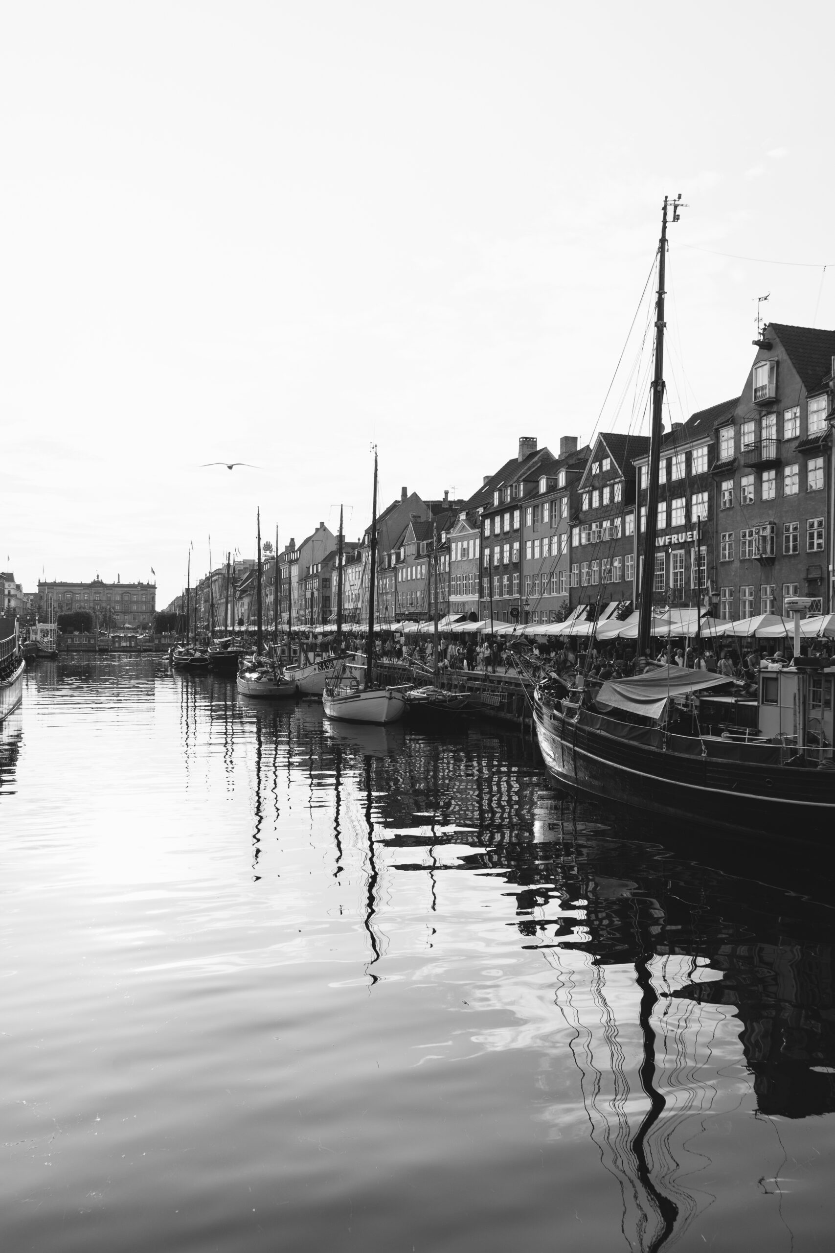 the famous Nyhavn harbor