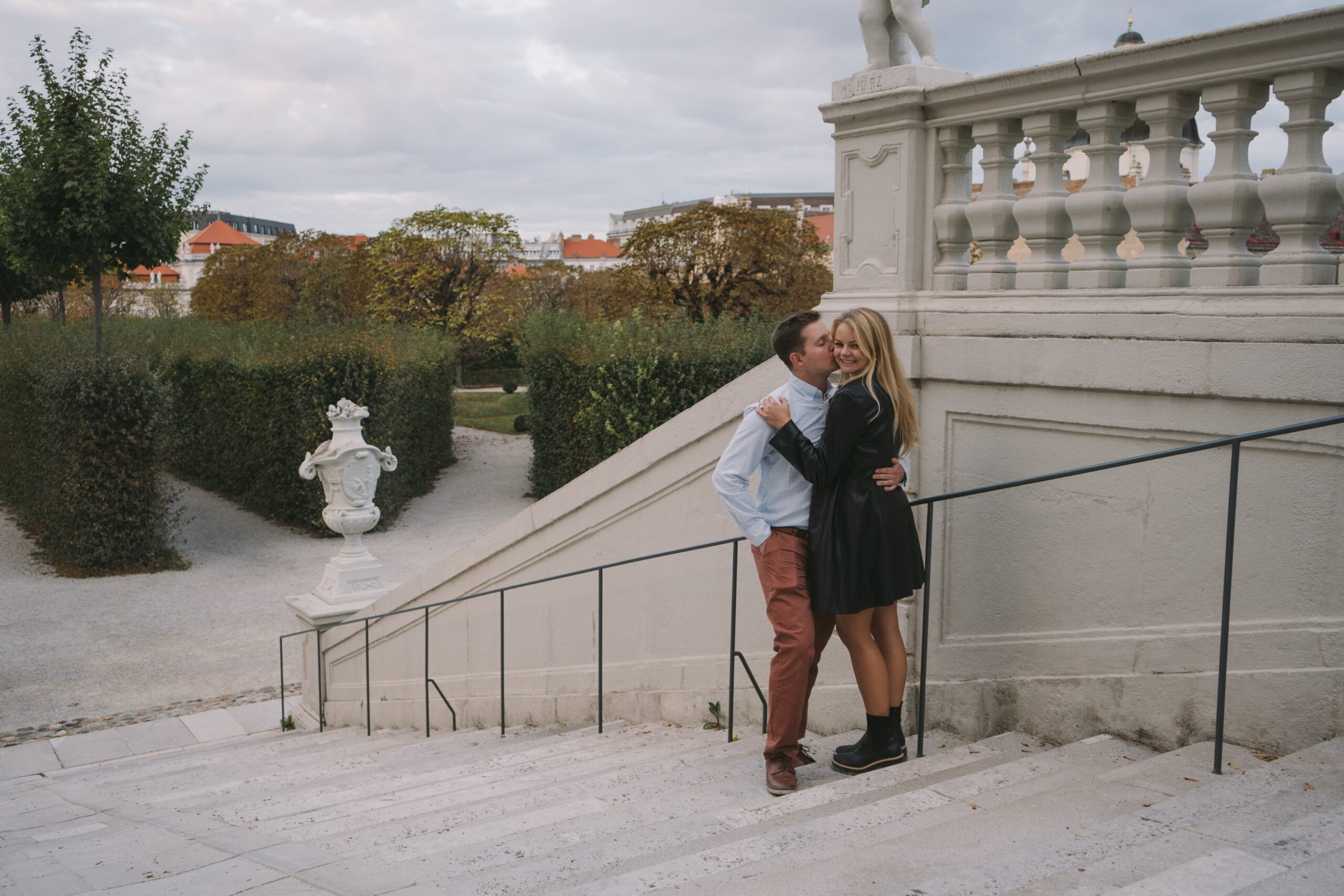 Professional photo session in Belvedere Gardens 