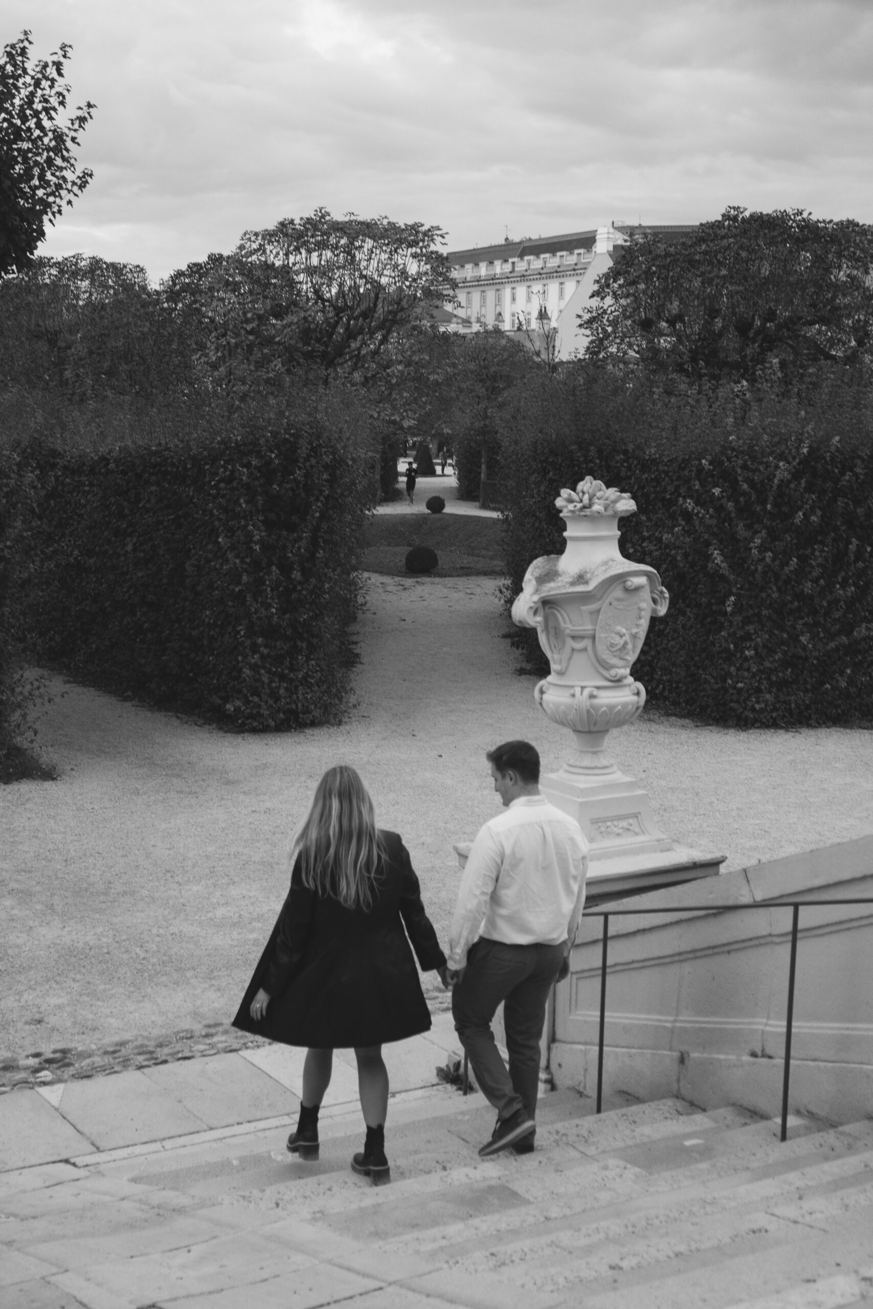 Professional photo session in Belvedere Gardens 