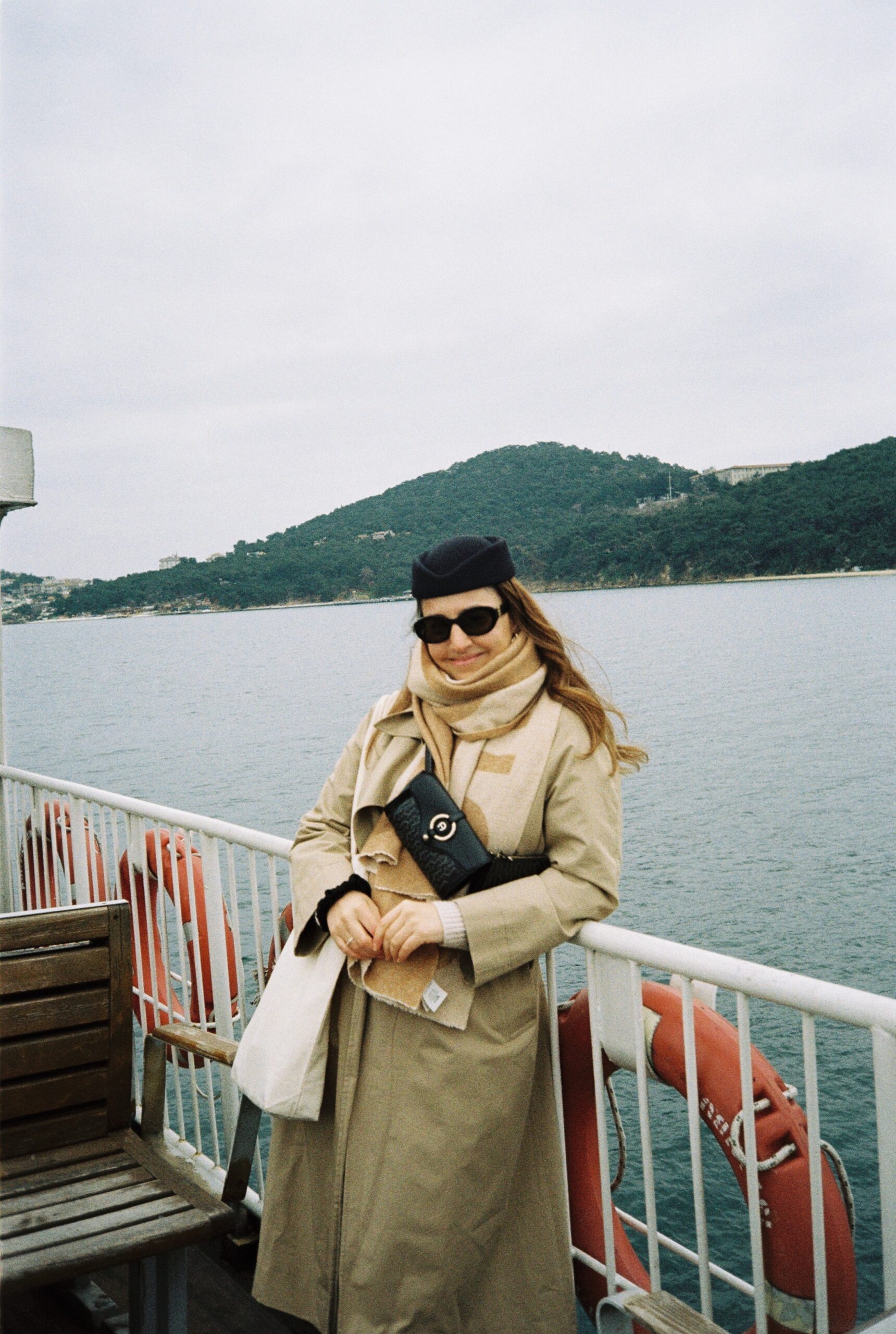 Me enjoying the view of the Bosphorus from a ferry in Istanbul Me enjoying the view of the Bosphorus from a ferry in Istanbul